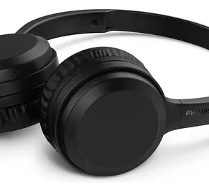 Headphone Philips bluetooth on-ear com microfone e energia para 15 horas na cor preto TAH1108BK/55